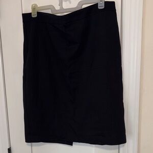 Ann Taylor Elegant Black Pencil Skirt